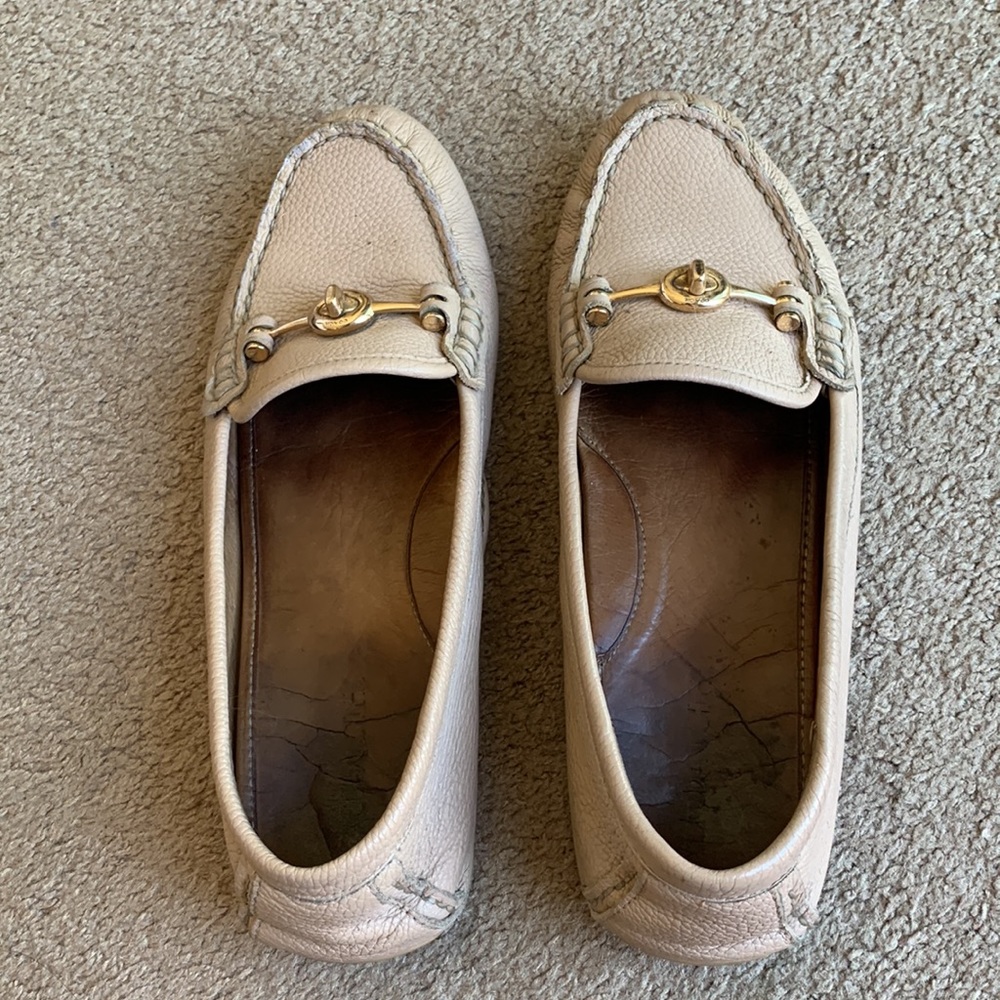 Coach Arlene loafers sz 9 woman’s beige blush